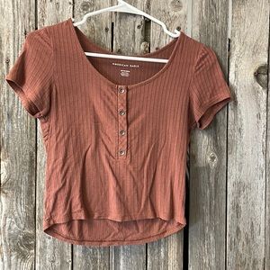 Short sleeve American eagle top